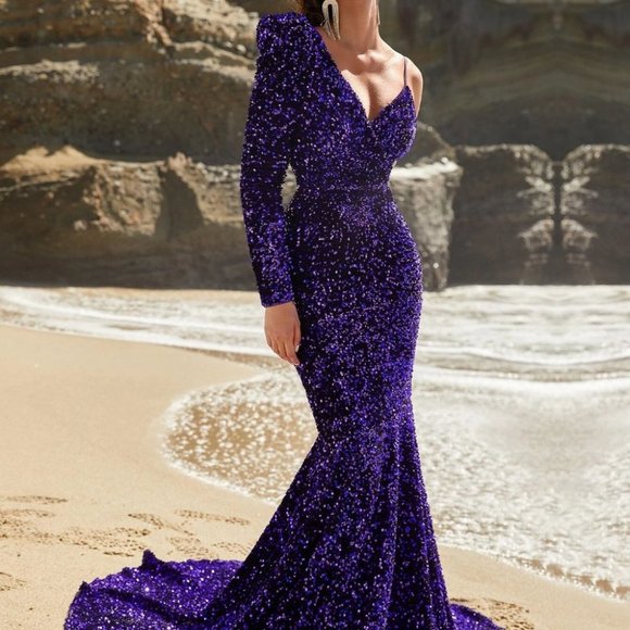 . Dresses & Skirts - Purple Preppy Womens Prom Dress